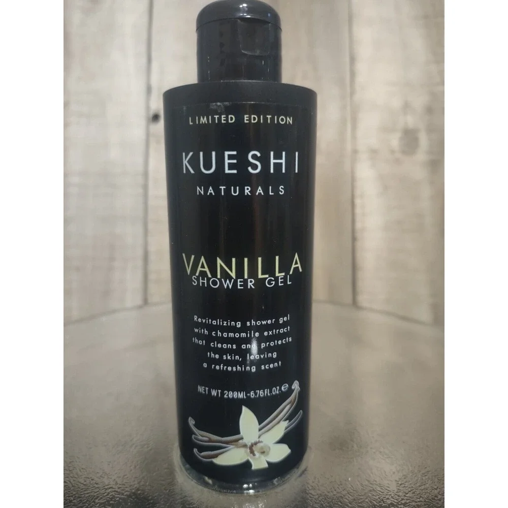 Kueshi Naturals Vanilla Shower‎ Gel Limited Edition 6.76 Oz.